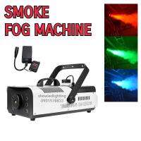 Smoke 1500w Fog machine สโมค1500w LED  [ มี 2 รุ่น กดเลือกเอา รุ่นธรรมดา แลรุ่นมีไฟ LED ] เครื่องทำควัน เครื่องทำไดรไอซ์ สำหรับไฟดิสโก้เลเซอร์