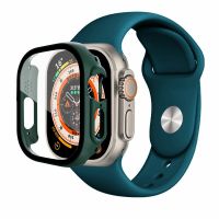 แก้ว + เคส + สายสำหรับสายคาด Apple Watch 45มม. 44มม. 49มม. 40มม. 41มม. 42มม. 45มม. สายนาฬิกา Correa Watch Series 6 Se 7 8สายรัดพิเศษ