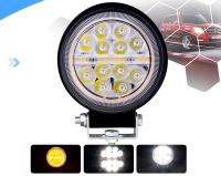 ไฟสปอตไลต์ LED 120W ไฟตัดหมอก Off Road Light Bar มอเตอร์ไซต์ ATV ออฟโรด/ไฟส่องสว่าง/ ไฟหน้ารถ /ไฟถอย ไฟรถยนต์ ไฟมอเตอร์ไซค์ DC12V~DC24V ( สีขาว+สีส้ม)