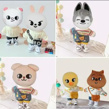 Cartoon Stray Kids Skzoo Plush Toys 21cm Peluche Stuffed Doll Bbokari Wolf  Chan Leebit Dwaekki Jiniret Figure Fans Gift - Best Price in Singapore -  Jan 2024