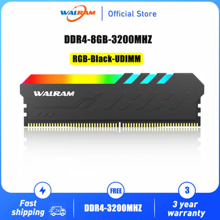WALRAM RGB RAM DDR4 8GB 16GB 3200MHz Desktop computer Dual channel ...