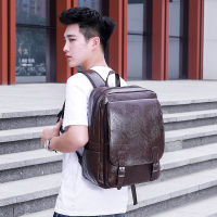 OUBDAR 2021 New Fashion backpack men Business Bag Male Bags PU Leather Waterproof Backpack Laptop bagpack Man School Backpacks