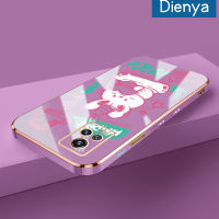 เคส Dienya สำหรับ Vivo เคส V20ลายการ์ตูนน่ารักโชคดีน่ารักใหม่กรอบสี่เหลี่ยมแบบนิ่มซิลิกาเจลกันกระแทกเคสมือถือรวมเลนส์กล้องถ่ายรูปฝาครอบป้องกันทั้งหมด