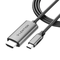 【Thriving】 1.8เมตรแปลง USB เป็น HDMI 2.0สายเคเบิลอะแดปเตอร์ (4K/60Hz) MacBook Pro (Thunderbolt 3), Pro , Mac Air, S10/S9/S8/บวก