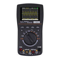 kkm828 Intelligent Graphical Digital Oscilloscope Multimeter 2 in 1 with 2.4 Inches Color Screen 1MHz Bandwidth 2.5Msps Sampling Rate for DIY and Electronic Test