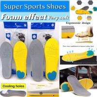 Promotion ส่งฟรี Supper Sport Foam Effect พื้นรองเท้าโฟม นุ่มพิเศษ (ไซด์ตัดตามเบอร์ได้) เก็บเงินปลายทาง