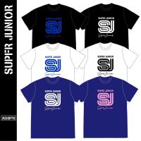 เสื้อยืดคุณภาพดี (พิมพ์พรีเมี่ยม)เสื้อ SJ​ #SS9inBKK​ ขาว-ดำ-น้ำเงิน