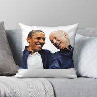 [HOT SHXLLOWWQWH 522] Bff Obama Joe ปลอกหมอนสแควร์โพลีเอสเตอร์ผ้าลินินกำมะหยี่ Creative Zip Decor โยนหมอนโซฟาเบาะรองนั่ง18 Quot;