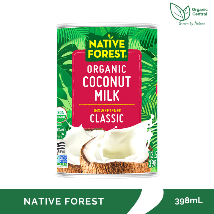 Native Forest Organic Unsweetened Coconut Milk Classic 398mL Lazada PH