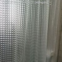 【CW】●▨ஐ  PEVA Shower Curtain Color Environmental Mildew Proof Transparent Plastic Partition Curtains with Hooks