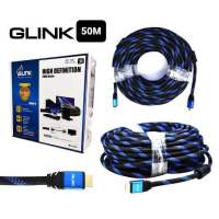 Glink HDMI Cable 50m เมตร M/M v1.4 3D 24K ULTRA HIGH SPEED รุ่น Glink-50 (Blue)