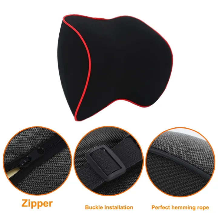 car-neck-headrest-pillow-memory-foam-and-breathable-removable-cover-for-driving-long-trip-rest-relief-pain-with-adjustable-strap