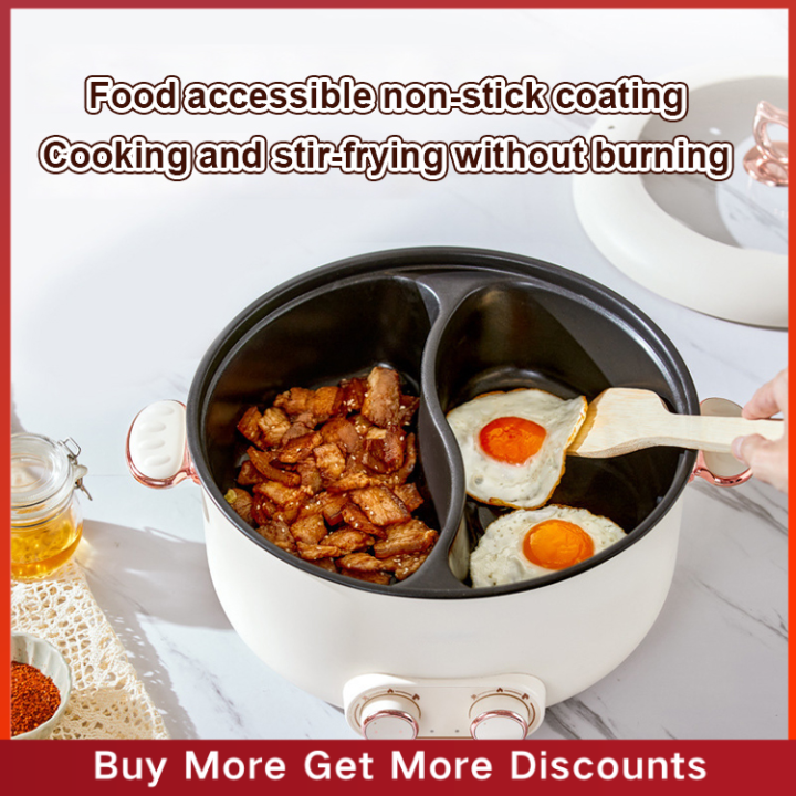 SuperLife multifunction electric mandarin duck pot nonstick electric