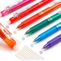 Pilot Frixion LFBK-23EF ปากกาเจล0.5มม. Fine Erasable ปากกา Retractable สีปากกาเครื่องเขียน Papelaria Caneta เจลอุปกรณ์โรงเรียน