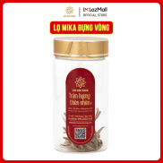 Lọ mica trong suốt nắp vàng bảo quản vòng tay phong thủy Sơn Mộc Hương