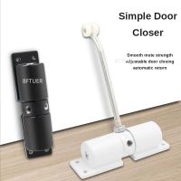 ✤♟﹍ Door Simple Sliding Door Anti-theft Door Automatic Door Closer Household Silent Buffering Door-closer Room