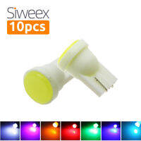 10-Pack T10 W5W LED White Red Blue Green Pink Clearance Lights Side Marker Door Reading Lamp Turn Signal Bulbs DC 12V