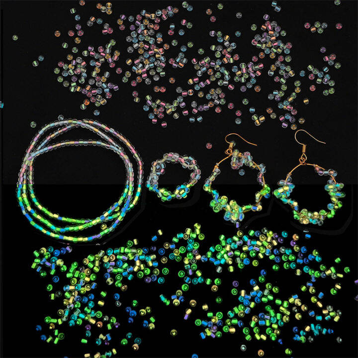 450กรัม-ถุง2-3mm-คุณภาพสูงขนาดชุดเรียงรายลูกปัดเรืองแสงเรืองแสงใน-dark-ลูกปัดแก้วสำหรับเข็มเครื่องประดับ-diy-ทำอุปกรณ์เสริม