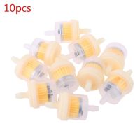 ✔ New 10Pcs 4/25 4mm Hose Motorcycle Scooter Gasoline Filter Clear Inline Gas Fuel