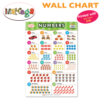 MAMEGA แผ่นเรียน 1-20 (Wall Chart-Numbers)