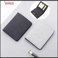 00DANZI00 Simple Fashion Canvas Mini Coin Purse Men Short Wallet Card Holder Multi-functional