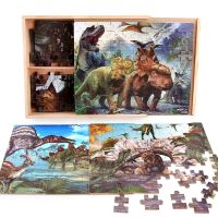 [COD] 40/60/80/100 pcs six kinds of wooden 4 1 boxed jigsaw puzzle children educational toys factory direct