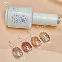 TD036 สีกลิตเตอร์โทน Pink Gold 4สี แบรนด์ Tadee