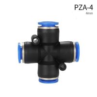 Pk Pza นิวเมติกพลาสติก4-Way 5-Way Fitting Quick Connector ท่อน้ำ Connector Air Push Quick 4มม. 6มม. 8มม. 12มม.