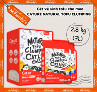Cát Vệ Sinh Tofu Cho Mèo Cature Natural Tofu Clumping Cat Litter 7L 2.8kg thumbnail