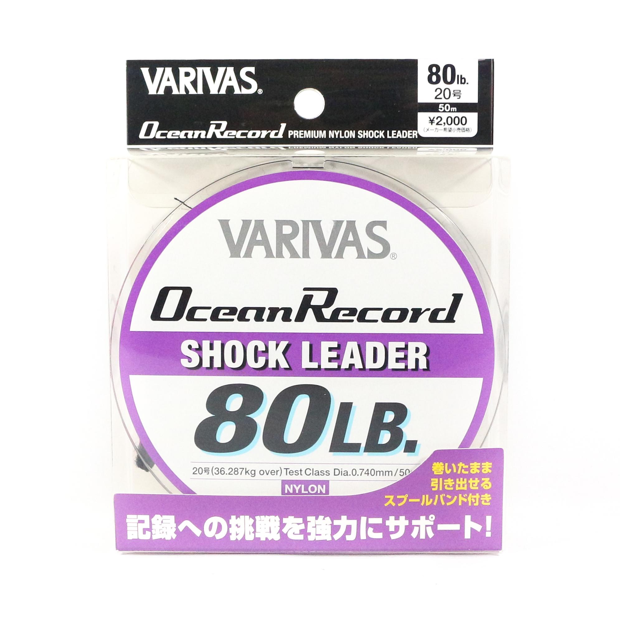 Varivas Ocean Record Nylon Shock Leader Ligne 50m 90lb 9778 