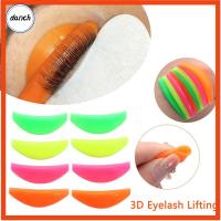 DANCH 8PCS เครื่องมือเคลือบขนตา ใช้ซ้ำได้ เครื่องมือ applicator ที่ยกขนตา3D อุปกรณ์แต่งหน้าเสริม ซิลิโคนทำจากซิลิโคน เครื่องมือดัดขนตา แผ่นดัดขนตา แผ่นปิดขนตารีไซเคิล