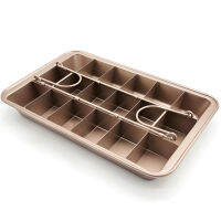 Slicer Brownie Professional Practical Baking Tray Carbon Steel Kitchen Supplies Non-stick Cake Mold