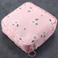 1PCS Mini Makeup Bags Zipper Girl Sanitary Pad Bag Card Holder Coin Purse Cosmetics Headphone Case Sanitary Pouch