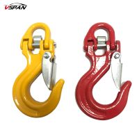 Forged Steel Grade 80 Half-Link Safety Latch Clevis Winch Cable Hook Swivel Winch Hook For Jeep Wrangler Truck Off-Road Recovery