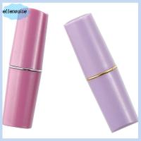 ELLENOUISE 2Pcs แรนด์สี ซ่อน-A-สำรอง-คีย์ พลาสติกทำจากพลาสติก รูปร่างลิปสติก กล่องใส่ยา น่ารักน่ารักๆ กล่องเก็บกุญแจ กิจกรรมกลางแจ้งกลางแจ้ง