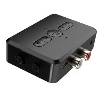 Bluetooth Audio Receiver Transmitter BT 5.0 3.5mm Stereo AUX RCA Music Wireless Adapter Handsfree Call for Car PC TV