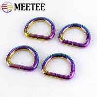 Meetee Id25mm กระเป๋าคาดเอวแหวน Dee หัวเข็มขัดโลหะสายรัดกระเป๋าถือตะขอเสื้อผ้าปลอกคอสัตว์เลี้ยงเครื่องหนัง Bf225เครื่องประดับ