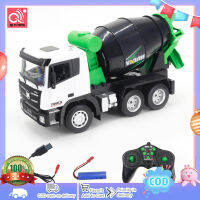 Huina 1:18รีโมตคอนโทรลวิศวกรรมยานยนต์ของเล่นรุ่นเครื่องผสมไฟฟ้า9แชนเนลสำหรับของขวัญวันเกิดเด็กผู้ชาย