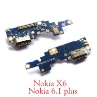 สำหรับ Nokia 6.1 Plus ไมโคร Usb สายชาร์จแบตเตอรี่/ไมโคร Usb บอร์ดชาร์จพอร์ตสำหรับ Nokia X6