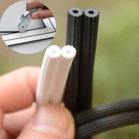 12M Window Mesh Fillets Sealed Strip Aluminum Alloy Window Gauze Pressing Strip For Plastic Window Weatherstrip Edge Banding