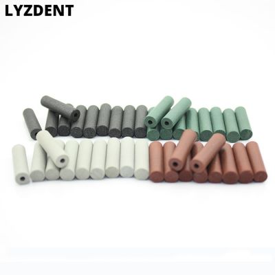 tdfj LYZDENT 20Pcs/lot Rubber Points Polishing Pillar Wheels Lab Silicone Burs Polishers 2.35mm Shank