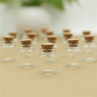 [LWF 2022]♨▼ↂ 24ชิ้น/ล็อต Mini ขวด Cork 30X40มม.15Ml หลอดทดสอบ Stash Jar Stopper ใส Tiny ขวดเก็บเครื่องเทศ