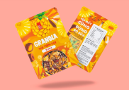 Granola Túi Tiện Lợi 50gr Vị Dứa Thương Hiệu Gạch Đỏ Siêu Hạt Ngũ Cốc Ăn