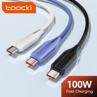 yqcx001 sell well - / Toocki 100W Cable USB Type C Fast Charge Charger USB C Cable for Xiaomi Huawei P40 P30 OPPO Oneplus Relme 5A Type C Data Cord 3M