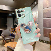 Phone Case เคส Infinix GT 10 Pro 5G ลดกระหน่ำสีลูกกวาดน่ารักขายึดกระจกการ์ตูนเคสโทรศัพท์ฝาครอบป้องกันเลนส์ Infinix GT10 Pro 5G 2023