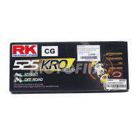 โซ่ RK Economic O-ring Chain Green CG525KRO CH-RK-15251OJ 120Link By MOTOFIIX