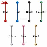 1Pc Stainless Steel Long Bar Ear Cartilage Stud Barbell Earring Piercing Body