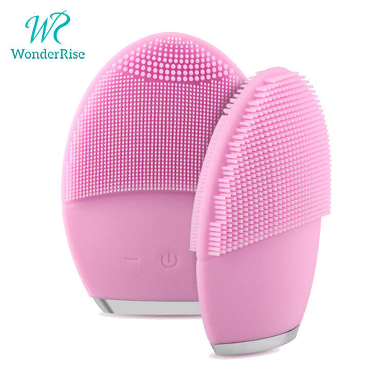 Double Sided Rechargeable Waterproof Electric Sonic Face Cleansing