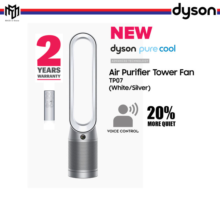 Dyson Pure Cool Air Purifier Tower Fan TP07 (White/Silver) with