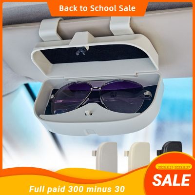 Kotak penyimpanan kacamata mobil klip pemegang kacamata pelindung matahari Aksesori Interior mobil